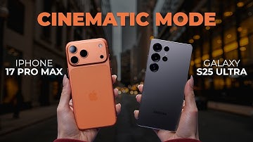 CINEMATIC Video Comparison: iPhone 17 Pro Max vs Galaxy S25 Ultra!