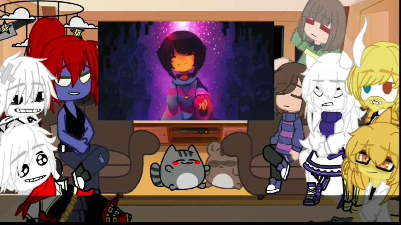 gacha undertale react determinação rota pacifista