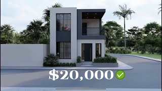 6x7 Meter Small House Design with 3 Bedrooms