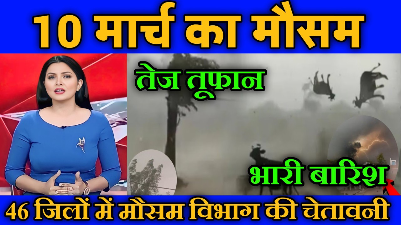 10 मार्च का मौसम| today weather update, heat wave, #Mausam_ki_jankari #Lucknow_weather #आज_का_मौसम