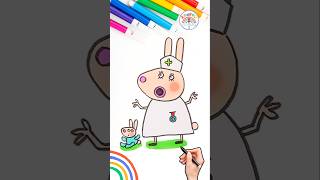 Draw Peppa Pig Rabbits Draw Peppa Cute Mummy Rabbit Wow