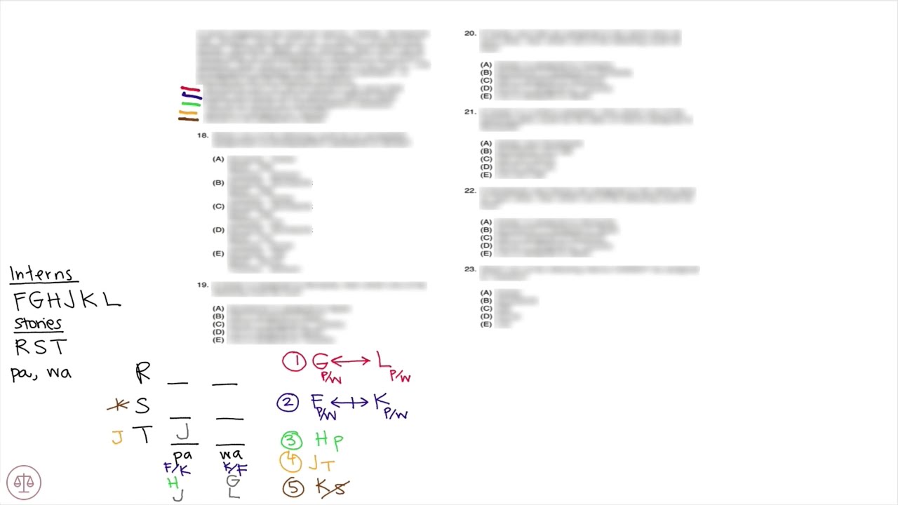 LSAT Prep Test 60 Logic Game 4 (June 2010) - YouTube lsat-prep-test-60-logic-game-4-june-2010-youtube