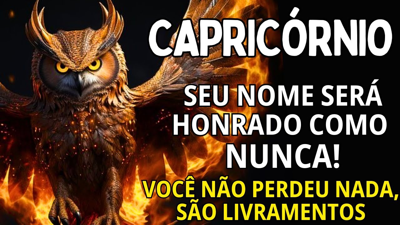CAPRICÓRNIO ♑ VOCÊ NÃO PERDEU NADA FOI LIVRAMENTO!🔥SEU NOME SERÁ HONRADO COMO NUNCA 😱 SUA PRIORIDADE