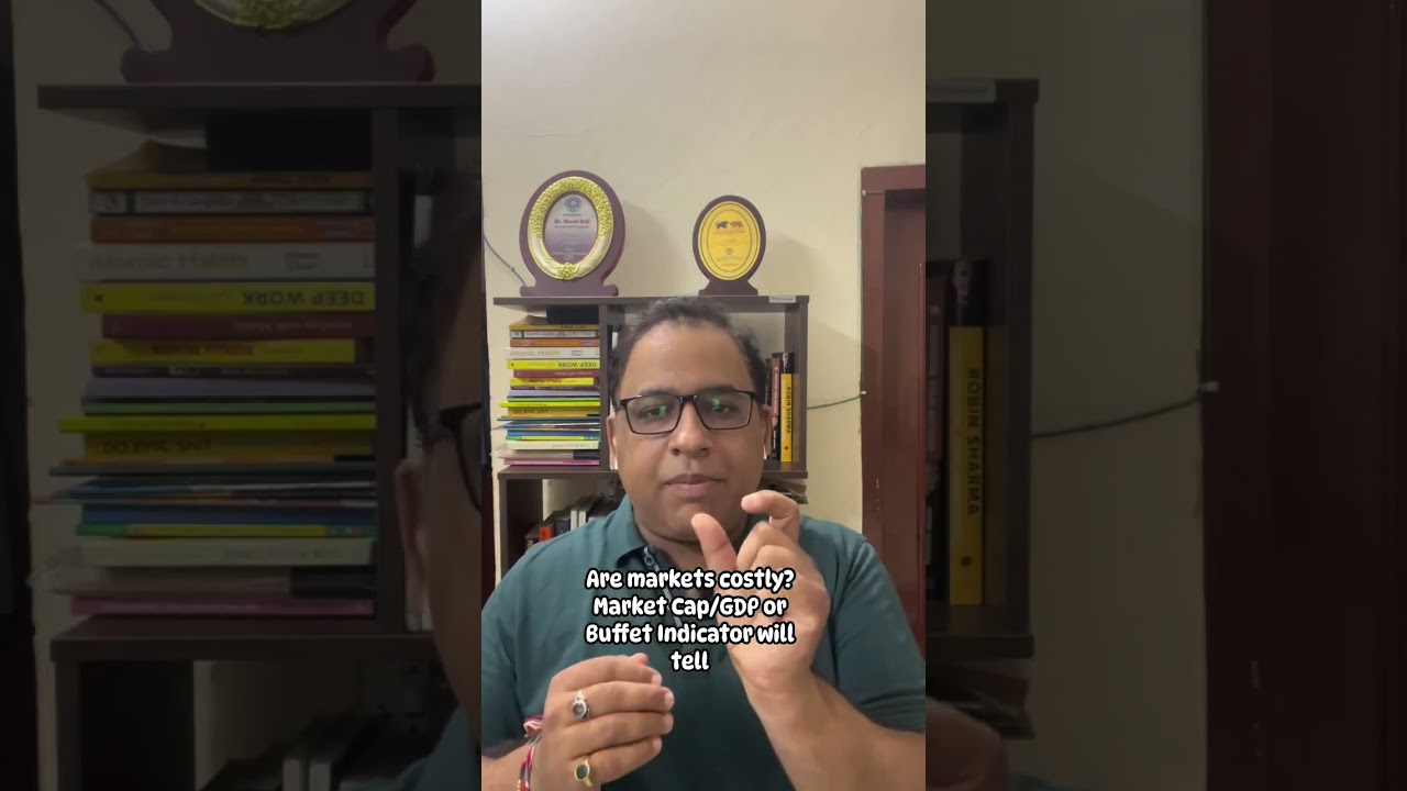 Market Cap To GDP- A way to look how costly the markets are.