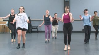 Sunday Tap Class Lady is a Tramp routine at Sydney Dance Company