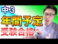 【中３の１年間スケジュール】中３はどういった流れで１年間を過ごしていくのか【高校受験】