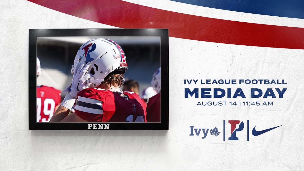 Penn Football at 2023 Ivy League Media Day YouTube