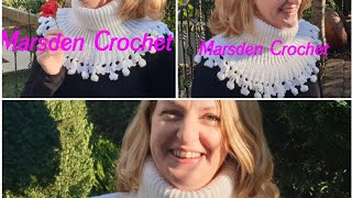 Elegant Crochet Cowl... حصريا،  كروشيه كولة رقبة حريمي شيك للمبتدئين