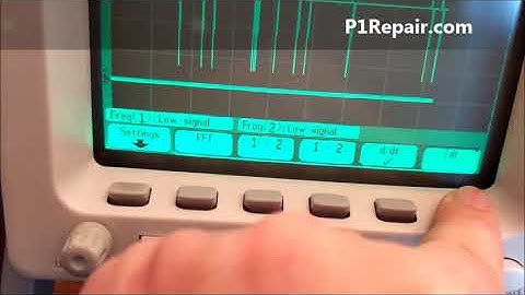 Agilent 54621A Button Repair Demonstration