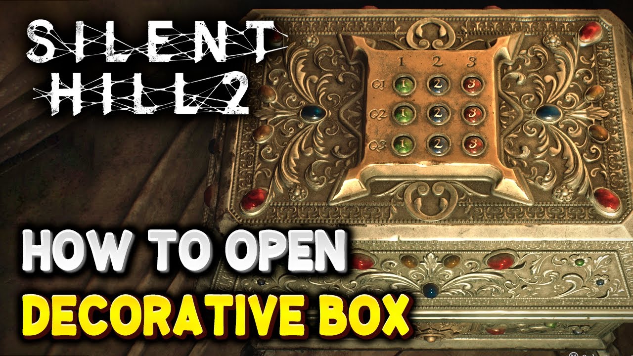 Silent Hill 2 Remake How to open DECORATIVE BOX in