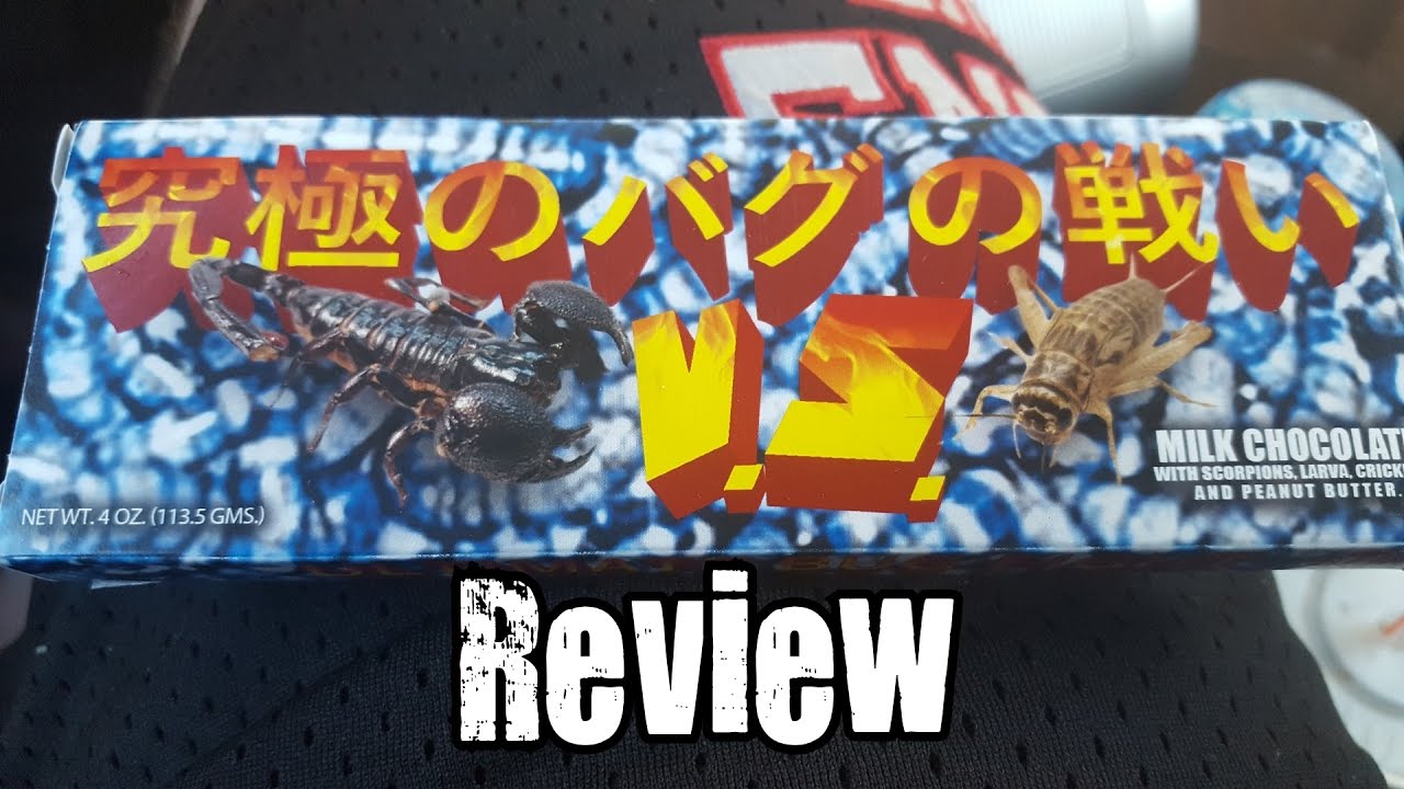 Scorpions, Larva, Crickets & Peanut Butter Chocolate Bar Review CarBS