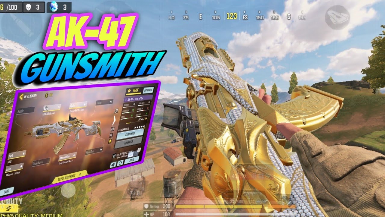 NEW 0 RECOIL + LONG RANGE BEST AK-47 LOADOUT ALWAYS ON TOP 🔥 | BEST AK-47 GUNSMITH | Poco X3 Pro