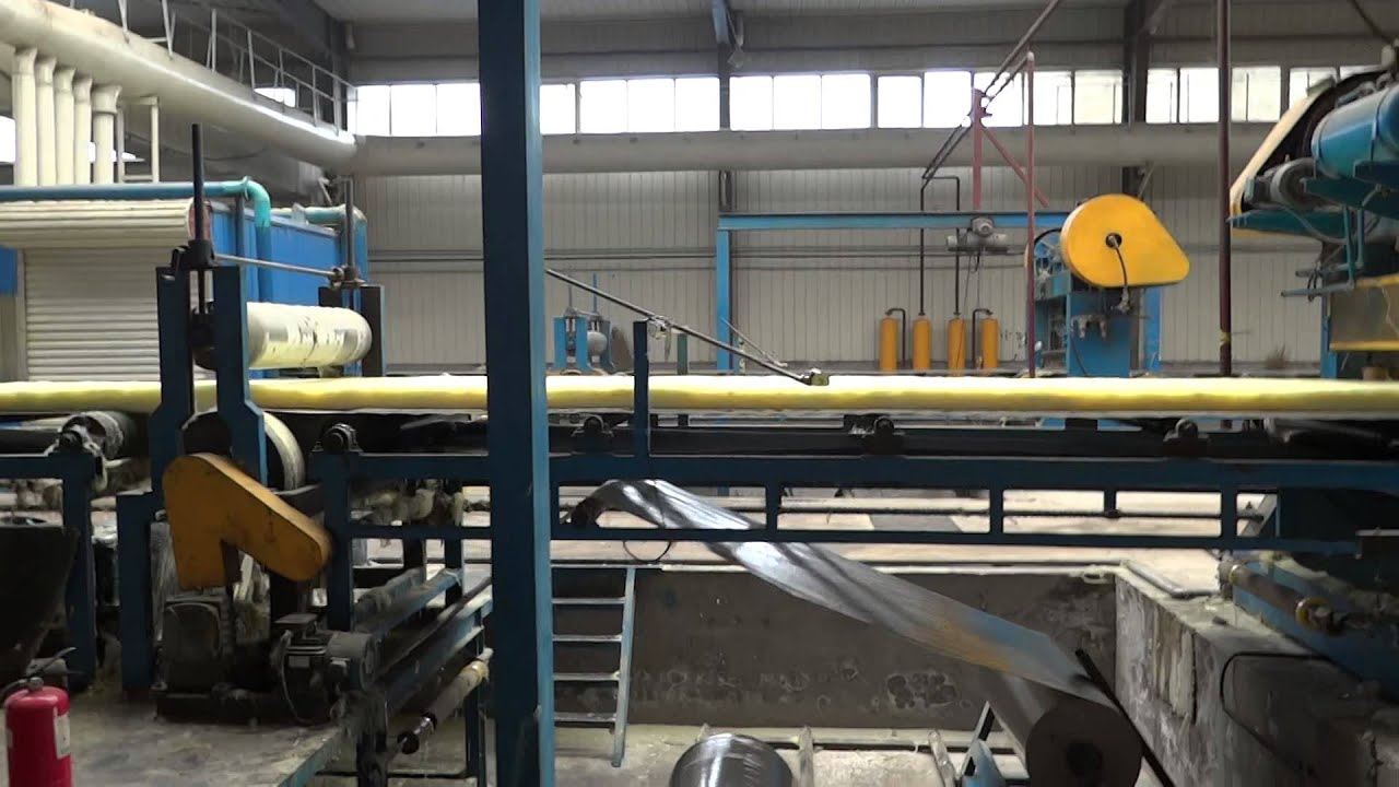 glass wool production line YouTube