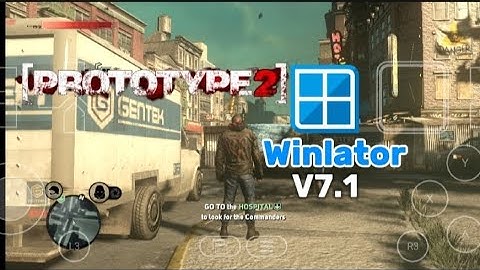 Prototype2 Gameplay HD | on android Windows emulator (Winlator V7.1) Tested No black screen
