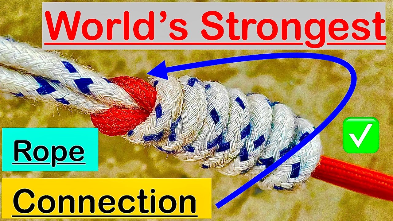 Strongest Guide Rope World’s Strongest Rope Knot Connection - YouTube