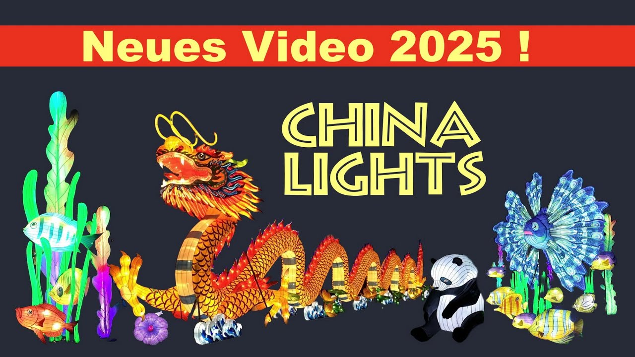 China Lights im Kölner Zoo 2025 - Clip by kirmesmarkus