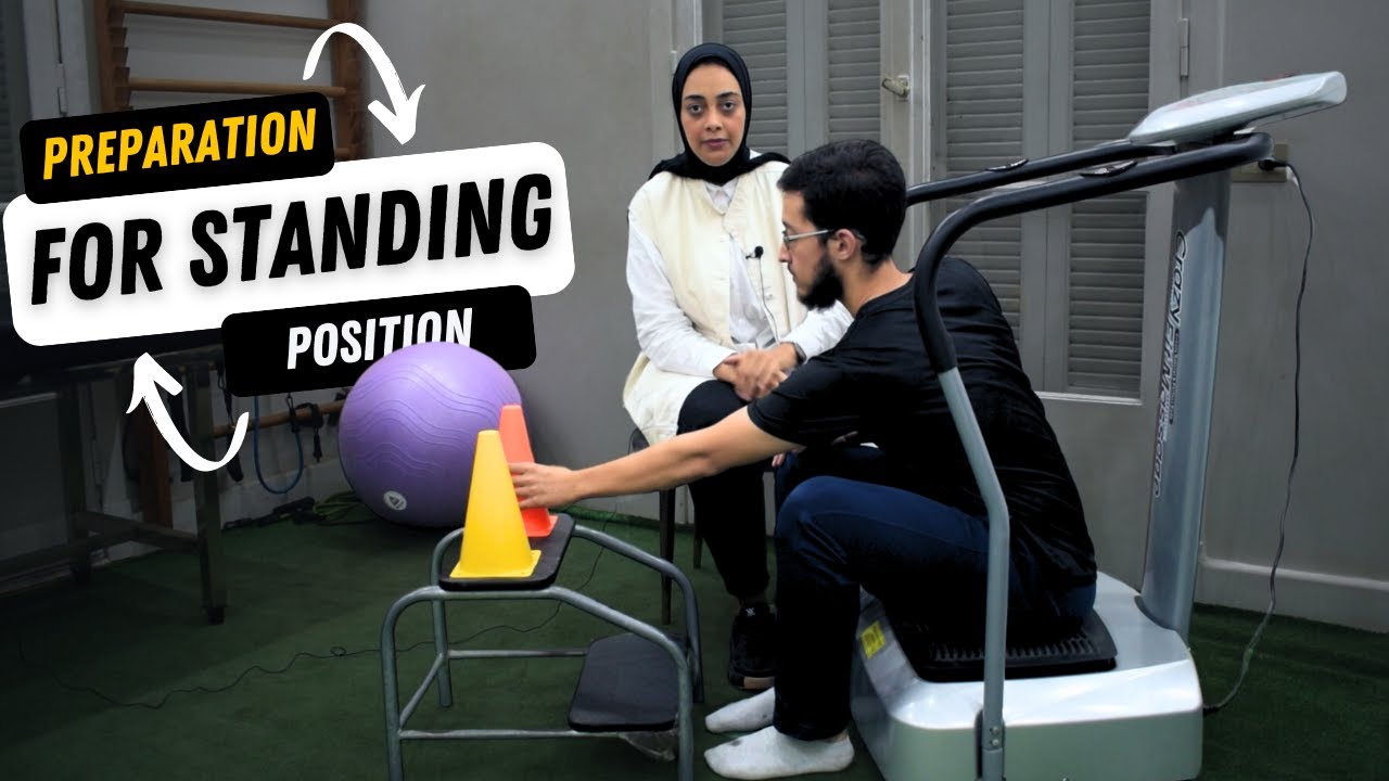 Dynamic Balance of sitting postion in neurological cases