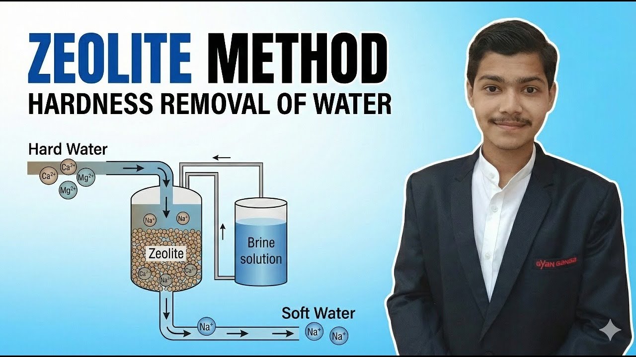 ZEOLITE Method for Hardness removal || engineering chemistry 