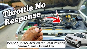 Nissan P2122, P2127 Accelerator Pedal Position Sensor 1 and 2 Circuit Low || Solution  💯