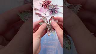 Easy Paper Flower Making 🌸#paperflower #diyflowers #easydiy