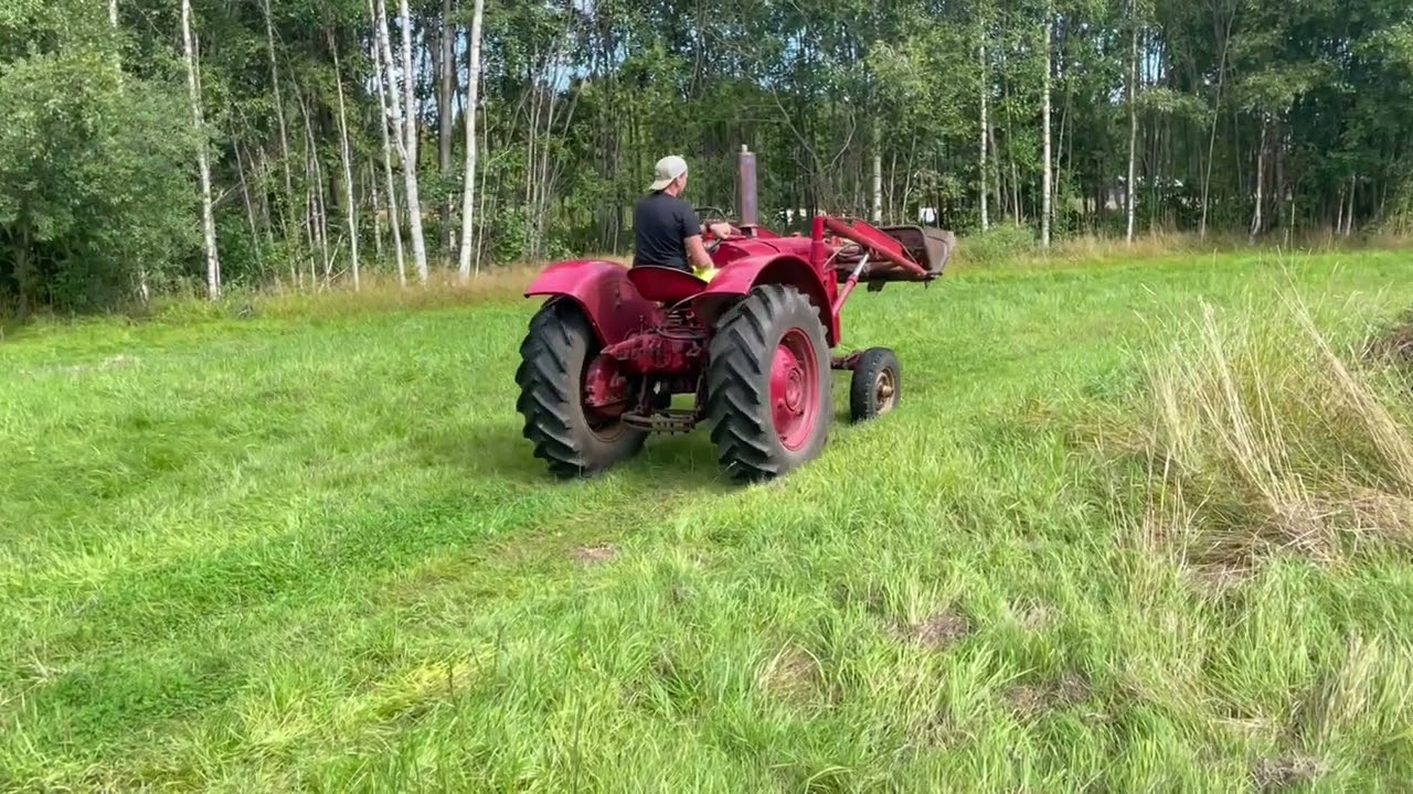 Veterantraktor Volvo bm t31 med lastare