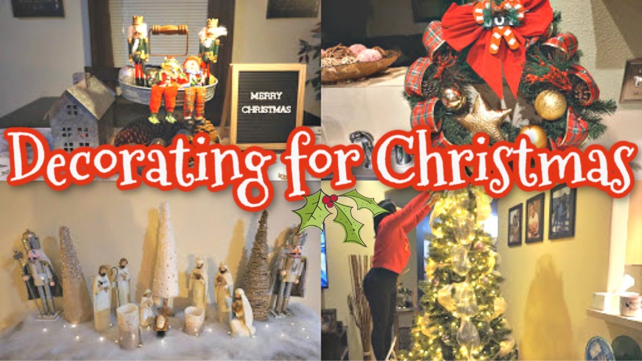 DECORATING FOR CHRISTMAS 2019 EASY DIY CHRISTMAS WREATH YouTube