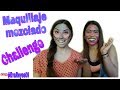 Mixed Makeup - Maquillaje Mezclado,Challenge |Iam eva reyes ft Baciele