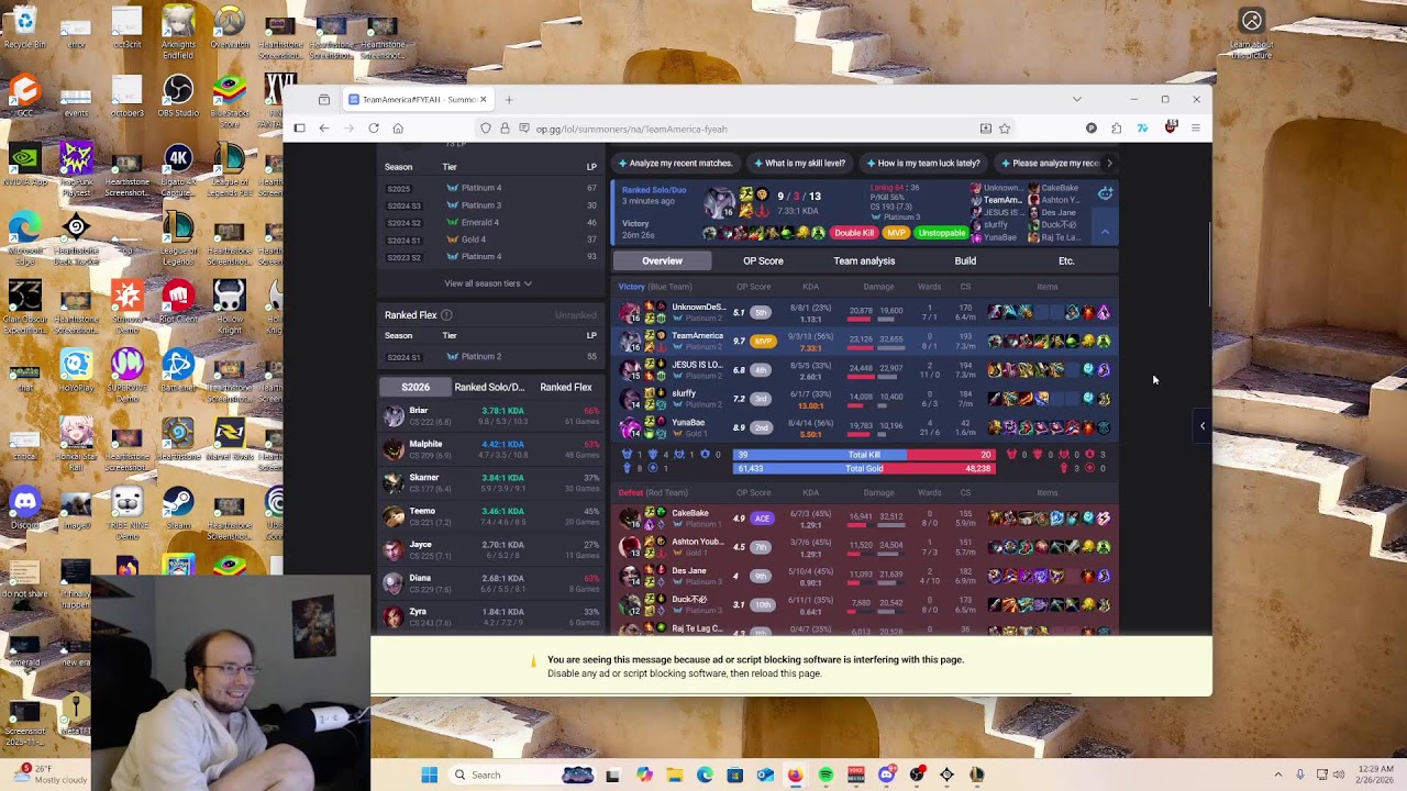 Top 100 Arena 3-4 hours then variety 2/25/26