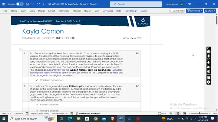 New Perspectives Word 365/2021 | Module 7: SAM Project 1a #newperspectives #module7 #samproject1a