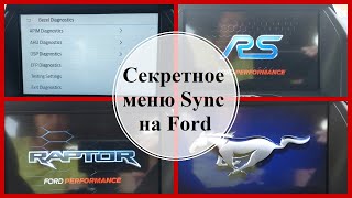 Activating the secret menu in Sync on Ford