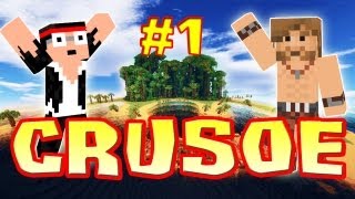 CRUSOE - Ep. 1 - La série de l'été !!! - Fanta et Bob dans Minecraft