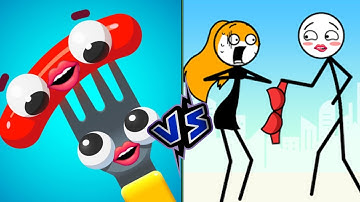 🔴🥰 Run now stealing puzzle - thief puzzle 🆚 fork n sausage Gameplay walkthrough mobile part 4