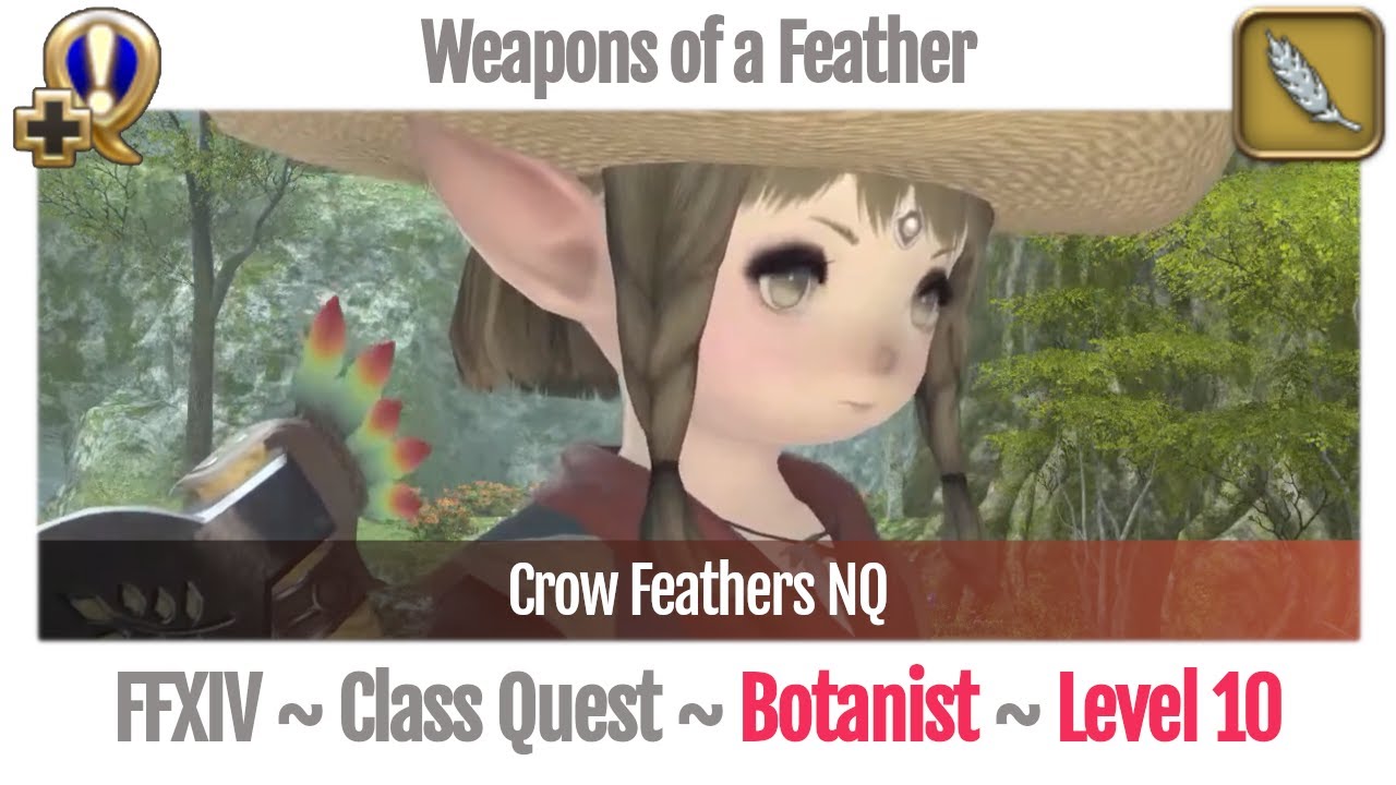 FFXIV Botanist Quest Level 10 A Realm Reborn Weapons of a Feather