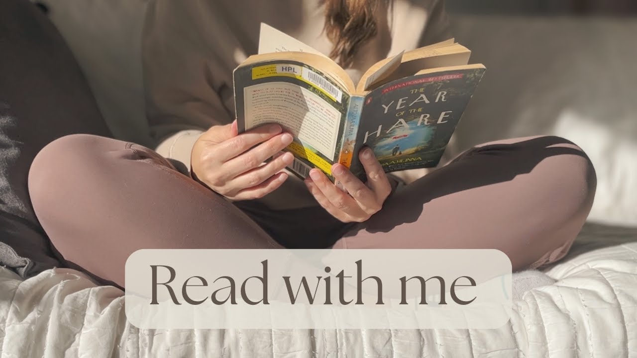 Golden hour reading in the sun | Real-time read with me (20 minutes)