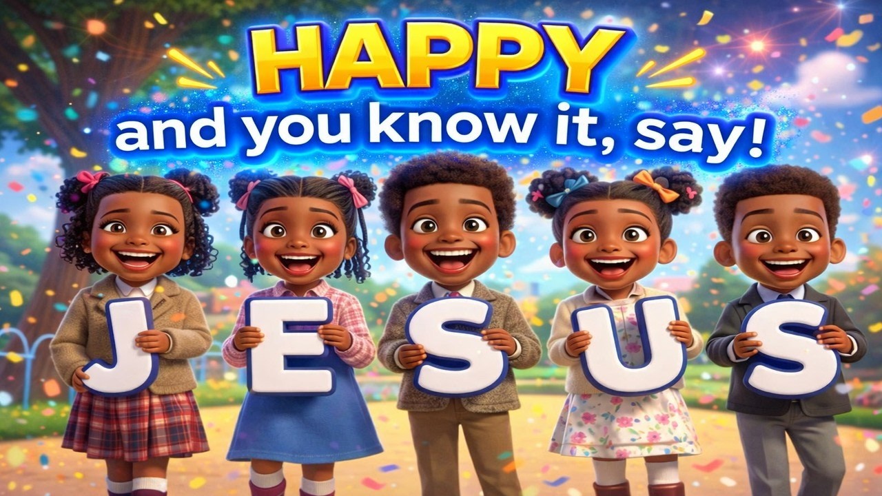 Say JESUS! 🙌 | If You’re Happy & You Know It (Afrobeat Kids Praise & Worship Song)
