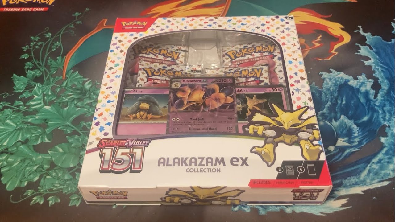 151 Alakazam ex Collection Box - Pokemon Cards Opening 