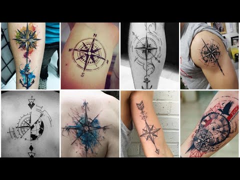 Cute Compass Tattoo Designs For Girls 2023, ATTRACTIVE Compass Tattoos For  Ladies