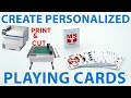 Customized Playing Cards (Print & Cut Solution by Labelgraff)