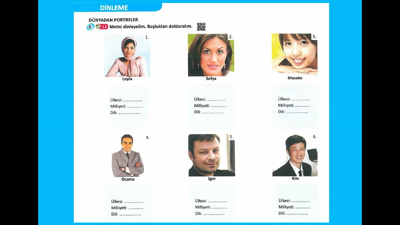 Yeni İstanbul A1: Ünite 4 Dinleme 11