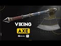 Modeling & Texturing a VIKING AXE in Blender & Substance Painter