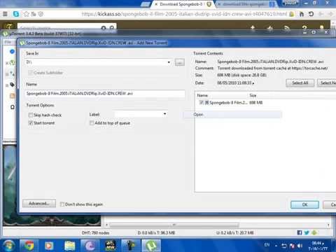 how to download film spongebob torrent or avi