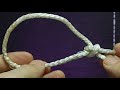 Супер! скользящий узел для рыбака и охотника. Super sliding knot for fisherman and hunter.