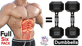 Abs Workout with dumbbell [ Best 11 Exercise ] - Six pack workout
