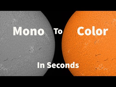 Colorizing the Sun Faster than Photoshop!
