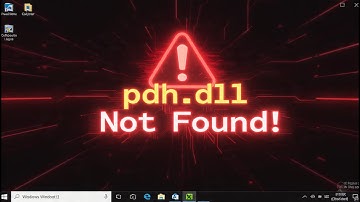 How to Fix pdh dll not found or missing error on Windows 11