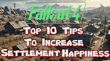 Top 10 Proven Ways to Boost Settlement Happiness in Fallout 4! 🎉 #Fallout4 #GamingTips #fallouttips
