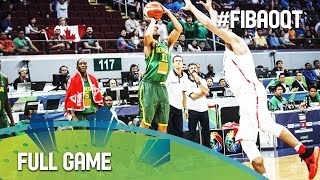 Canada v Senegal - Full Game - 2016 FIBA Olympic Qualifying Tournament