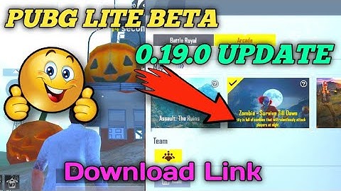 PUBG LITE BETA 0.19.0 UPDATE FINALLY OUT| PUBG LITE ZOMBIE MODE | PUBG LITE 0.19.0 DOWNLOAD LINK🔥