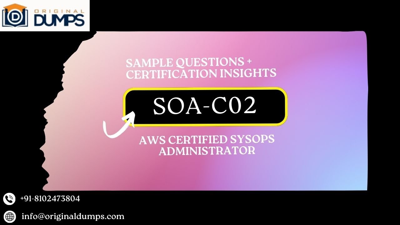 AWS SOA-C02 Explained with Practice Questions