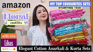 Huge 8+🎀 Amazon Kurti / Kurta Set Haul😀 New Cotton Officewear Co-ord Set & Libas Suit 😀 Amazon Haul 